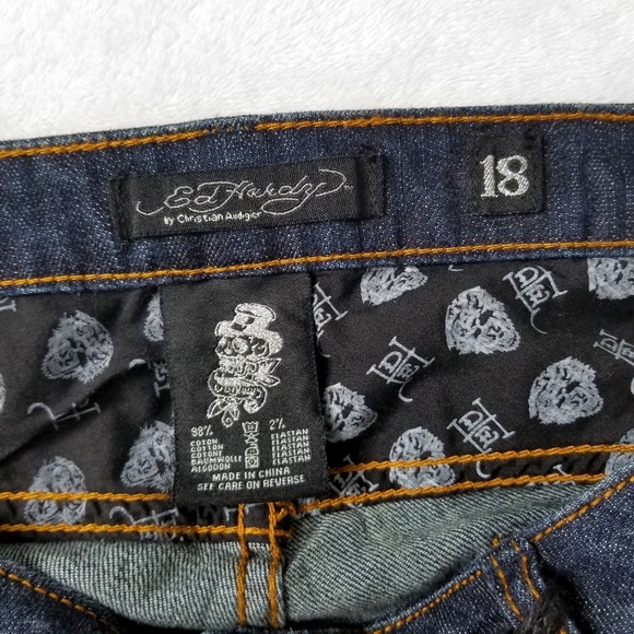 COPY - NWT ED HARDY Flared Jeweled Jeans - Picture 8 of 15